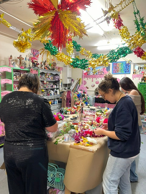 Kitschkranz-Workshop mit Zoe von Pink Gorilla