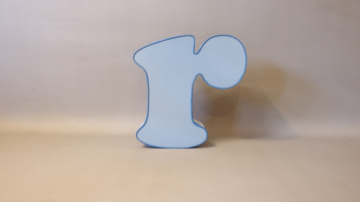 Baby Blue Buchstaben