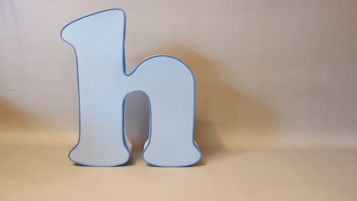 Baby Blue Buchstaben