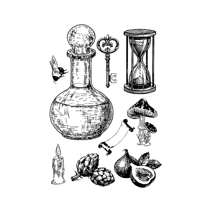 Made by Marley Möbel Stempel - Dark Magic