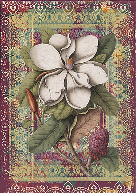 Decoupage Papier Magnolia