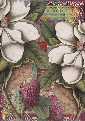 Decoupage Papier Magnolia