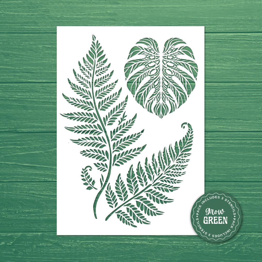 Schablonen für Kunst & Basteln von Made by Marley - Grow Green