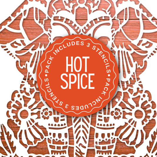 Schablonen für Kunst & Basteln von Made by Marley - Hot Spice