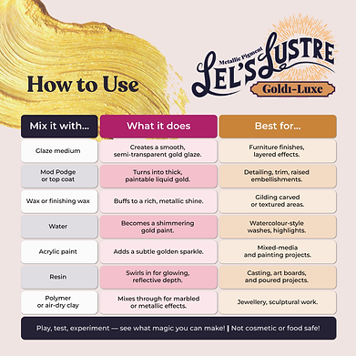 Lel's Lustre Goldi-Luxe