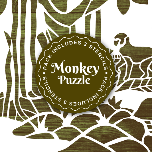 Schablonen für Kunst & Basteln von Made by Marley - Monkey Puzzle